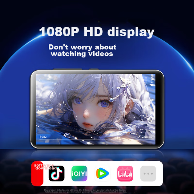 MP3-плеєр FAMUE PF31 Wi-Fi Android 10, Bluetooth, 4" - зображення 4