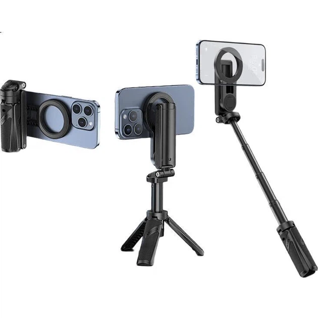 Штатив-палиця Ulanzi JJ03 магнітна Bluetooth Panda Light для iPhone 16/17 Pro - Фото 2 Штатив-палиця Ulanzi JJ03 магнітна Bluetooth Panda Light для iPhone 16/17 Pro - зображення 2