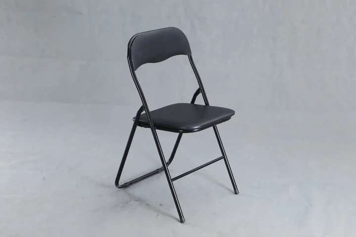 Стул TIKO чёрный каркас/чёрная экокожа 80x44x47 см 120 кг - изображение 2