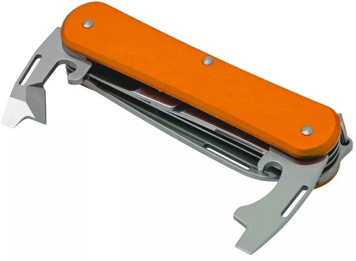 Многофункциональный нож Fox Vulpis Aluminium Orange EDC 5 инструментов Slip Joint - изображение 4