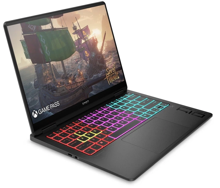 Ноутбук HP Omen Transcend 14t-fb1000 Gaming (D78KNU8) Shadow Black - Фото 2 Ноутбук HP Omen Transcend 14t-fb1000 Gaming (D78KNU8) Shadow Black - изображение 2