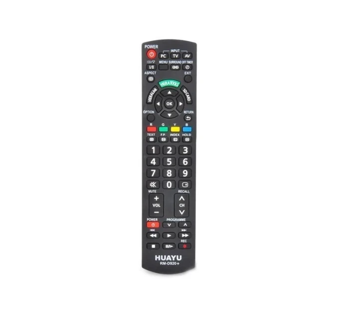 Універсальний пульт HUAYU RM-D920+ для телевізорів Panasonic N2QAYB000399 - Фото 1 Універсальний пульт HUAYU RM-D920+ для телевізорів Panasonic N2QAYB000399 - зображення 1