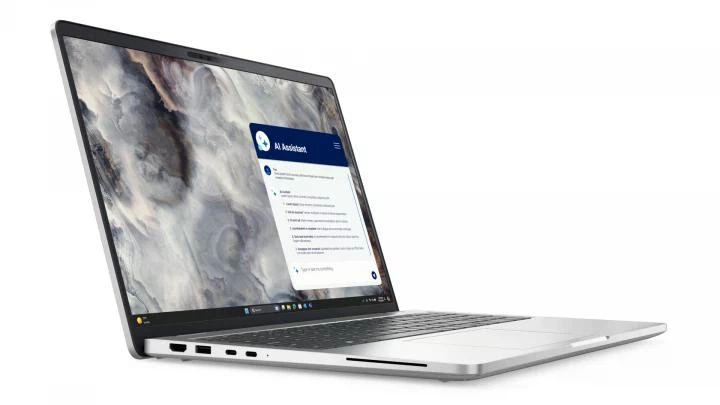 Ноутбук Dell Pro 16 Plus (BTO211_PB16250_EMEA_WWAN), Intel Core Ultra 7-266V / 16" / Touch / RAM 16 ГБ LPDDR5X / SSD 512 ГБ / Intel Arc Graphics 140V / Windows 11 Professional / Сріблястий - изображение 6