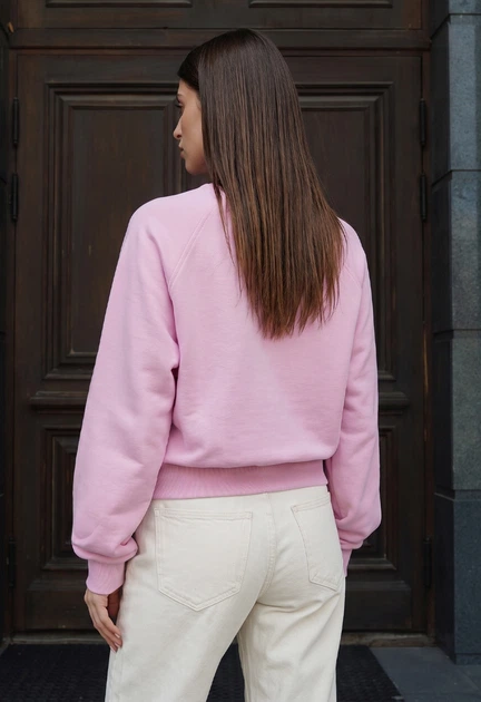 Женский Свитшот Стаф Розовый Спортивная Кофта Однотонная Staff Mak Pink S (400709) - Фото 2 Женский Свитшот Стаф Розовый Спортивная Кофта Однотонная Staff Mak Pink S (400709) - изображение 2