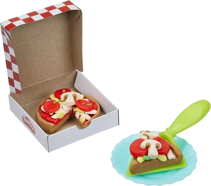 Набор для лепки Печем пиццу Play-Doh Hasbro (F4373) — Пластилин с аксессуарами Пицца - изображение 7