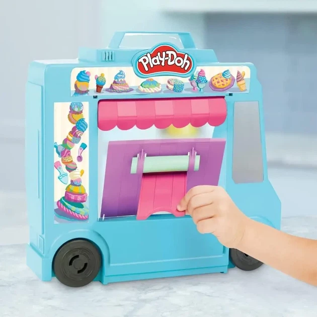 Набор для лепки Грузовичок мороженого Play-Doh Hasbro (F1390) — Большой фургончик мороженого - изображение 3
