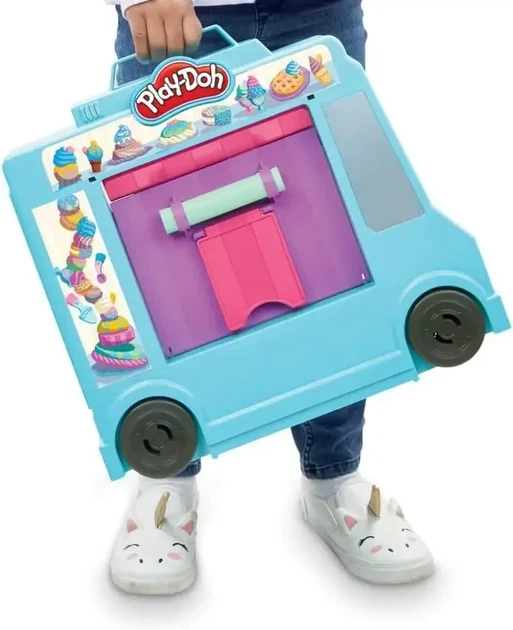 Набор для лепки Грузовичок мороженого Play-Doh Hasbro (F1390) — Большой фургончик мороженого - изображение 6