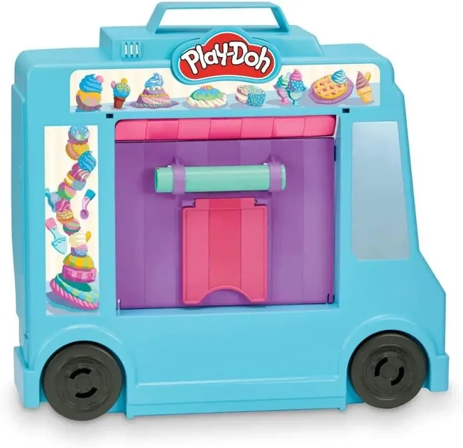 Набор для лепки Грузовичок мороженого Play-Doh Hasbro (F1390) — Большой фургончик мороженого - изображение 7