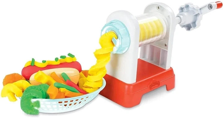 Набор для лепки Картофель фри Play-Doh Hasbro (F1320) — Пластилин с аксессуарами Фастфуд - Фото 3 Набор для лепки Картофель фри Play-Doh Hasbro (F1320) — Пластилин с аксессуарами Фастфуд - изображение 3