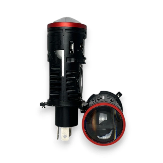 Міні-лінзи H4 Bi-LED EA Light X L13 60W 5500K (Ближнє+Дальнє, Ідеальна СТГ, 2 шт) - зображення 6
