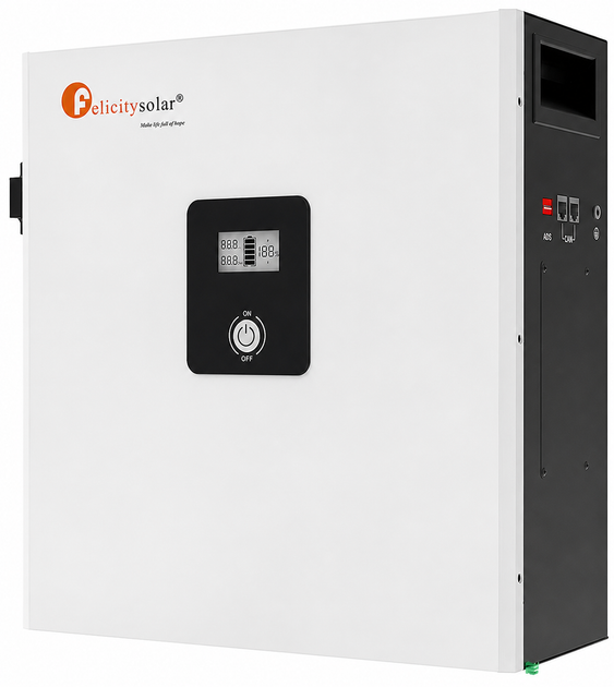 Акумулятор FelicityESS LiFePO4 LPBF24200-A 24 В, 200 А·год, BMS 100A@8S, 5 кВт, до 6 модулів, CAN&RS485, IP21, 6000 циклів, 415х390х162 мм, 33 кг (YT44981) - Фото 2 Акумулятор FelicityESS LiFePO4 LPBF24200-A 24 В, 200 А·год, BMS 100A@8S, 5 кВт, до 6 модулів, CAN&RS485, IP21, 6000 циклів, 415х390х162 мм, 33 кг (YT44981) - зображення 2