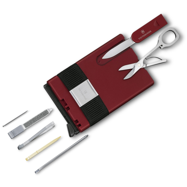 Карта-мультитул Victorinox Smartcard Wallet Iconic Red 104х65х17мм,10функ,черв - изображение 3