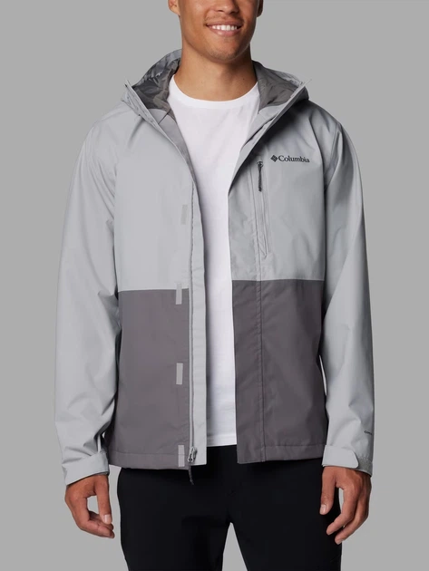 Kurtka wiatrówka męska wodoszczelna Columbia Hikebound II Jacket 2089341039 S Szara (195980991803) - obraz 3