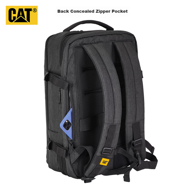Рюкзак CAT для ноутбука 15.6", деловой, расширяемый, черный, 84503 - Фото 3 Рюкзак CAT для ноутбука 15.6", деловой, расширяемый, черный, 84503 - изображение 3