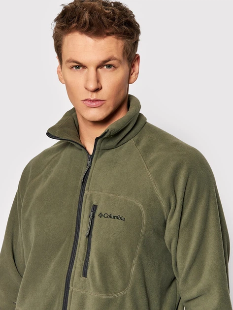 Толстовка на флисе, на молнии мужская Columbia Fast Trek II Full Zip Fleece 1420421397 2XL Зеленая (193855363779) - Фото 7 Толстовка на флисе, на молнии мужская Columbia Fast Trek II Full Zip Fleece 1420421397 2XL Зеленая (193855363779) - изображение 7
