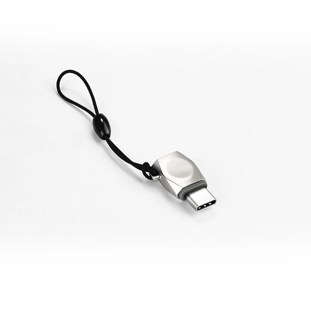 Перехідник адаптер HOCO UA8 Micro-USB мама to Type-c тато металічний сріблястий - Фото 7 Перехідник адаптер HOCO UA8 Micro-USB мама to Type-c тато металічний сріблястий - зображення 7