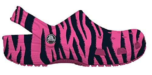 Дитячі крокси Crocs Classic Clog Animal Print Zebra Pink (33/34, рожевий) - Фото 3 Дитячі крокси Crocs Classic Clog Animal Print Zebra Pink (33/34, рожевий) - изображение 3