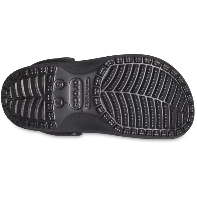 Дитячі крокси для дівчинки Crocs Classic Clog Glitter Black (25/26, чорний) - Фото 5 Дитячі крокси для дівчинки Crocs Classic Clog Glitter Black (25/26, чорний) - изображение 5