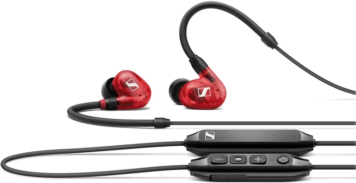 Наушники Sennheiser IE 100 PRO Wireless Red (509173) - Фото 2 Наушники Sennheiser IE 100 PRO Wireless Red (509173) - изображение 2