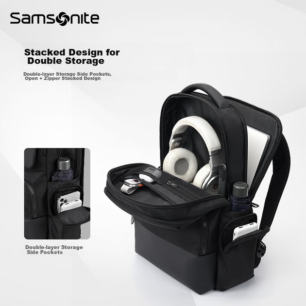 Рюкзак для ноутбука Samsonite URBAN Business 16" Black (BP4) - Фото 5 Рюкзак для ноутбука Samsonite URBAN Business 16" Black (BP4) - изображение 5