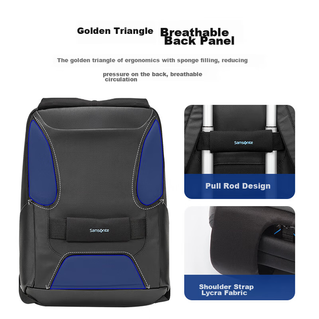Рюкзак для ноутбука Samsonite 15.6" Black (BP4*09002) - Фото 4 Рюкзак для ноутбука Samsonite 15.6" Black (BP4*09002) - изображение 4
