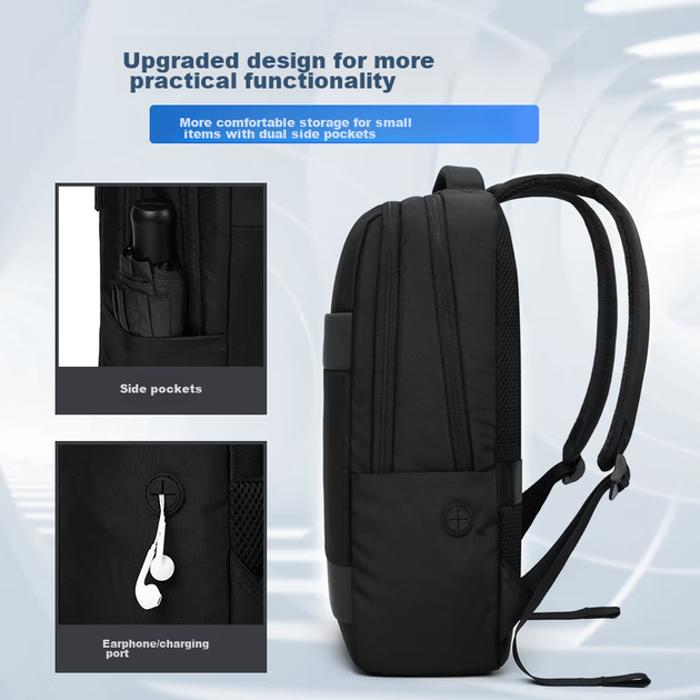 Рюкзак для ноутбука Samsonite 15.6" Black - Фото 5 Рюкзак для ноутбука Samsonite 15.6" Black - изображение 5