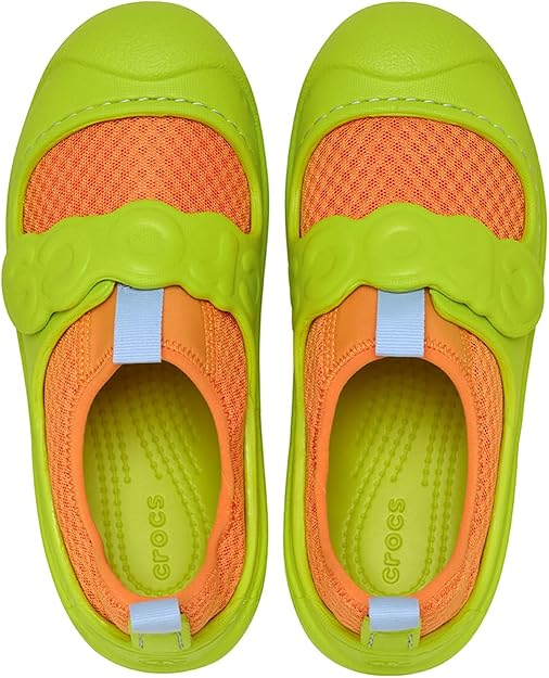 Дитячі крокси сандалії для хлопчика Crocs Swiftwater Splash Green/Orange (30/31, зелений) - зображення 4