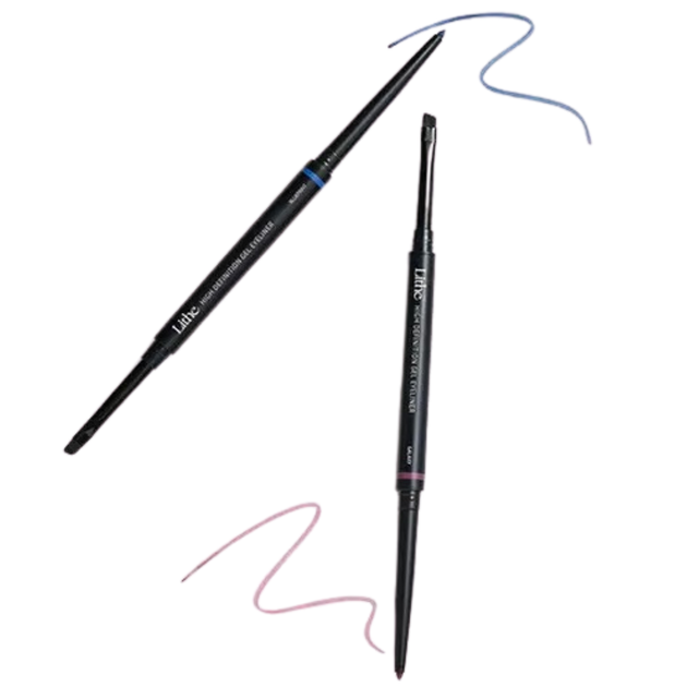 Гелевый карандаш-подводка для глаз Lithe Beauty High Definition Gel Eyeliner Set Galaxy & Blueprint 2 x 0.1 г - Фото 6 Гелевый карандаш-подводка для глаз Lithe Beauty High Definition Gel Eyeliner Set Galaxy & Blueprint 2 x 0.1 г - изображение 6