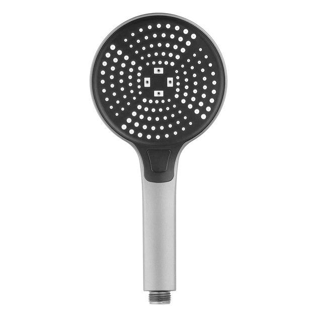 Смеситель для ванны Kroner KRM Linz GRN060 PVD Black с душевым комплектом, графит - изображение 3
