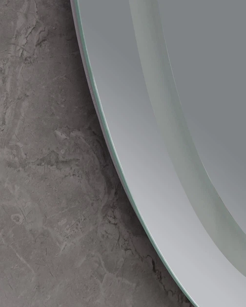Зеркало для ванной MIXXUS PLAIN MV02-50x70 LED Anti-Fog с подсветкой, подогревом, часами и диммером 50х70 см - изображение 4