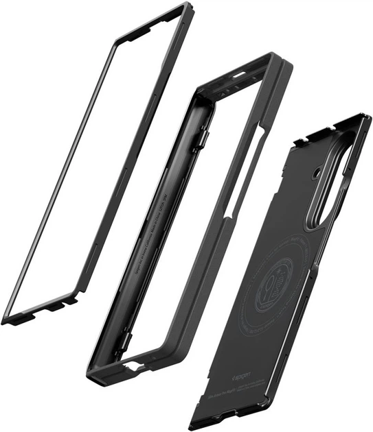 Etui plecki Spigen Slim Armor Pro MagSafe do Samsung Galaxy Z Fold8 Ultra Czarne (8800337246414) - obraz 4