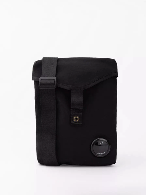 Сумка C.P. Company Nylon B Shoulder Pack в черном цвете. - Фото 2 Сумка C.P. Company Nylon B Shoulder Pack в черном цвете. - изображение 2