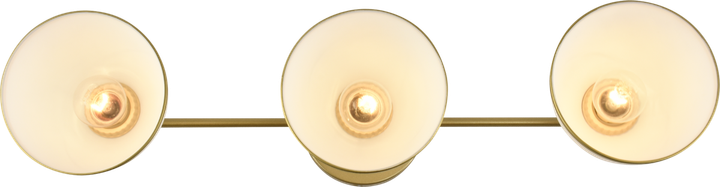 Люстра потолочная Light House SRS-20726/3 золото, плафон белый с каймой - изображение 2