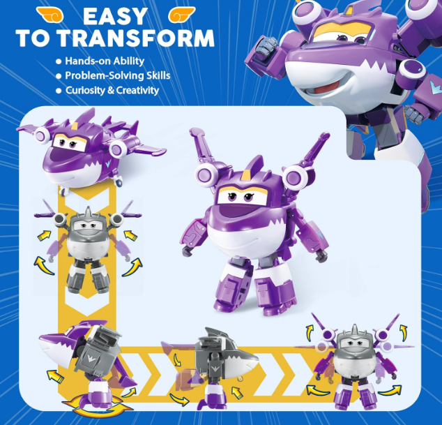 Игрушка-трансформер Super Wings Супер Крылья Салли Sally - изображение 9