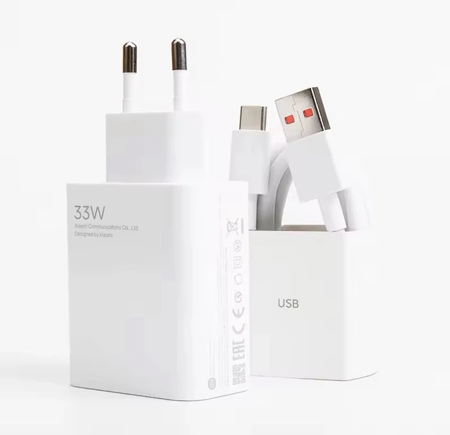Турбо зарядное устройство для Xiaomi Mi MDY-11-EZ 33W + Кабель 6 А Type C к USB - изображение 6