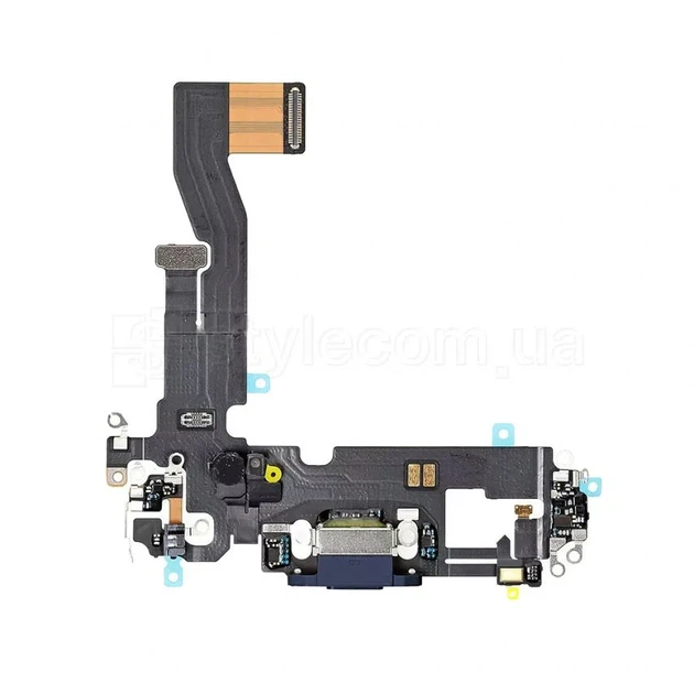 Шлейф для Apple iPhone 12 роз'єм живлення Original Quality синій - Фото 1 Шлейф для Apple iPhone 12 роз'єм живлення Original Quality синій - зображення 1