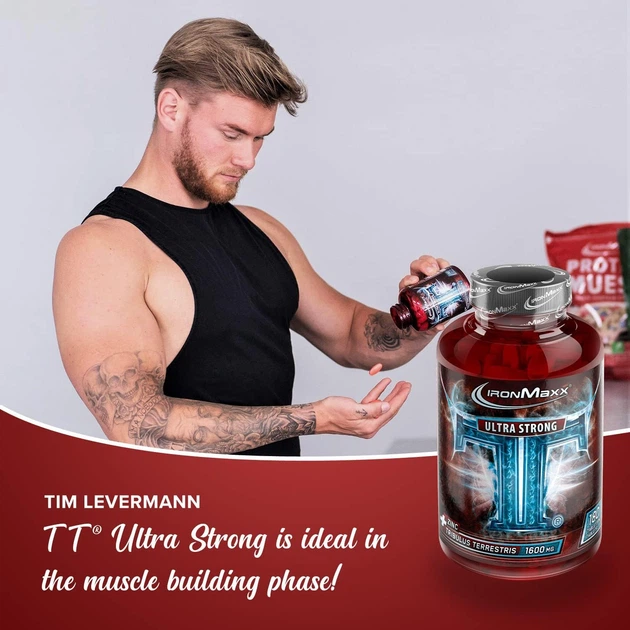 Стимулятор тестостерону Ironmaxx TT Ultra Strong 90 tabs - Фото 4 Стимулятор тестостерону Ironmaxx TT Ultra Strong 90 tabs - зображення 4