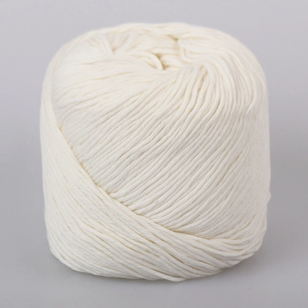 Пряжа YarnArt Bouquet Unicolor (ЯрнАрт Букет Уніколор) Білий №3201, 100% бавовна, 100г/200м, літня нитка для в'язання гачком і спицями - Фото 3 Пряжа YarnArt Bouquet Unicolor (ЯрнАрт Букет Уніколор) Білий №3201, 100% бавовна, 100г/200м, літня нитка для в'язання гачком і спицями - зображення 3