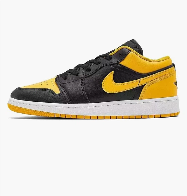 Кросівки дитячі Jordan 1 Low Gs Yellow/Black 38 Чорний, Жовтий 553560-072 - Фото 1 Кросівки дитячі Jordan 1 Low Gs Yellow/Black 38 Чорний, Жовтий 553560-072 - зображення 1