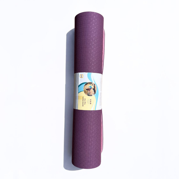 Килимок для йоги Amber Hanuman Double Color (1 шт) Violet/Pink AR303HVP MISC - Фото 3 Килимок для йоги Amber Hanuman Double Color (1 шт) Violet/Pink AR303HVP MISC - зображення 3