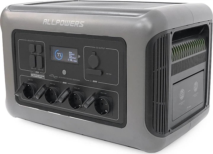 Зарядная станция Allpowers R3500 V2 / 3500 Вт / 2880 Вт⋅ч / LiFePO4 (YT45757) - Фото 2 Зарядная станция Allpowers R3500 V2 / 3500 Вт / 2880 Вт⋅ч / LiFePO4 (YT45757) - изображение 2