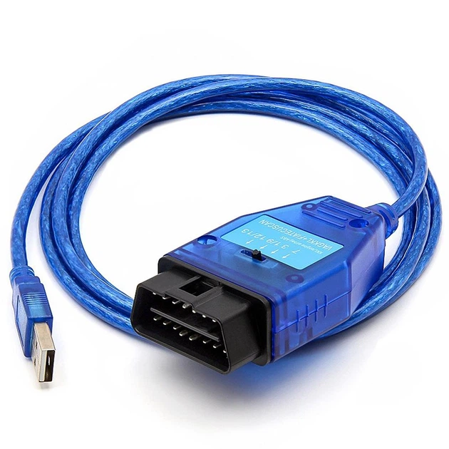 K-Line адаптер + FiatEcuScan USB VAG-COM KKL 409.1 FT232 (FTDI) с переключателем Vag Com Автосканер диагностический адаптер кабель Ross-Tech - изображение 6
