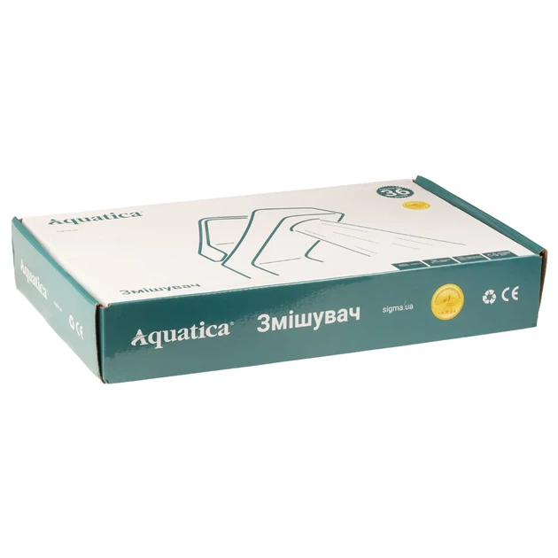 Змішувач кухонний високий вилив AQUATICA 9745100 Ø40 мм хром - зображення 8
