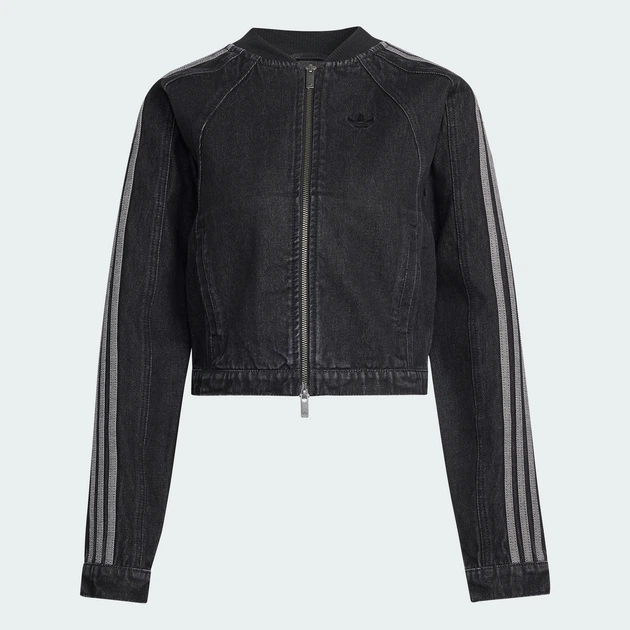Жіноча джинсова куртка SST 2.0 adidas KQ6467 (M) чорний (4069996631687) - зображення 6