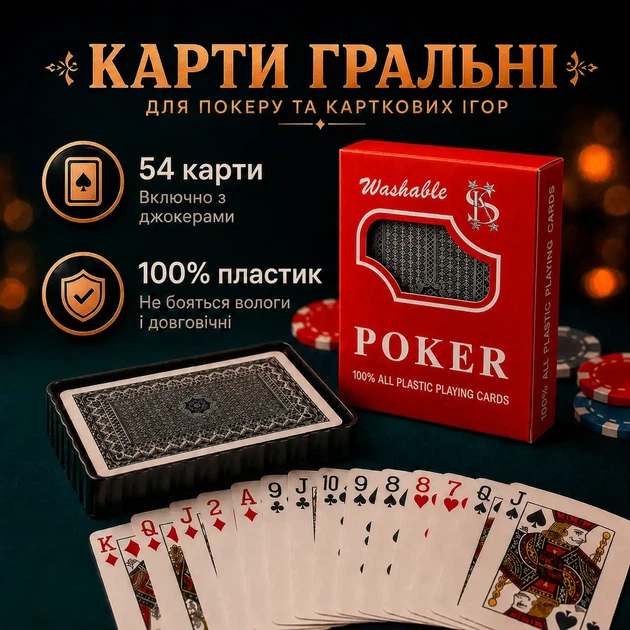 Карты игральные покерные Newt пластиковые (NE-R-005) - изображение 2
