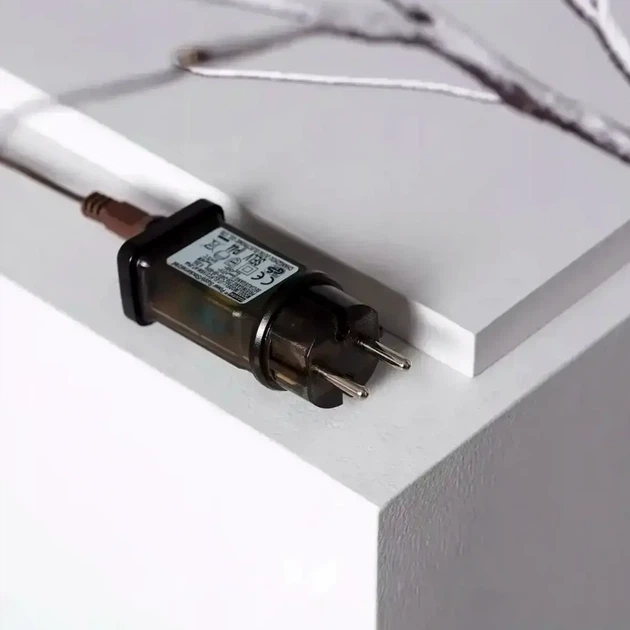 Світлодіодне дерево 1.8 м 480 LED тепле біле для декору інтер'єру та свят - зображення 10