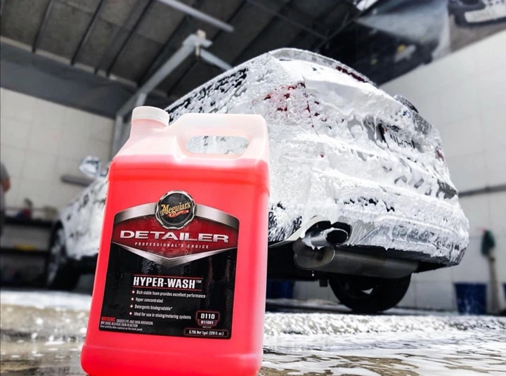 Концентрат шампунь гипермойка Meguiars Detailer HyperWash 3,79л Meguiars D11001 - изображение 7