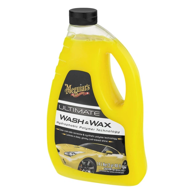 Автошампунь с виском Meguiars Ultimate Wash & Wax 1,42л Meguiars G17748 - изображение 2