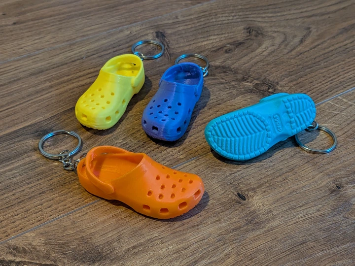 Брелок Мини Крокс Crocs Keychain 7 См 3Д Печать - изображение 4