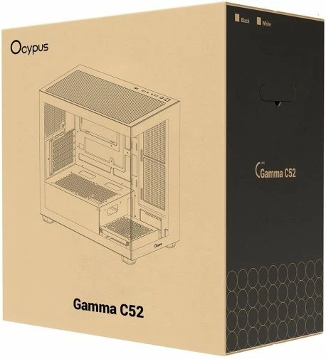 Корпус для ПК Ocypus Gamma C52 Tempered Glass (GAMMA-C52-BKD000XX-GL) Black mATX без БЖ - Фото 9 Корпус для ПК Ocypus Gamma C52 Tempered Glass (GAMMA-C52-BKD000XX-GL) Black mATX без БЖ - изображение 9